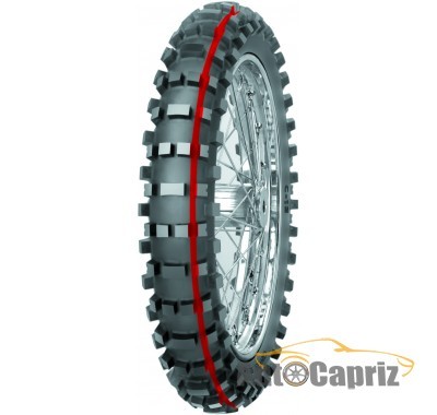 Мотошины Mitas C-12 (красная полоска) 110/90 R18 61M TT